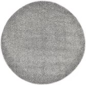 Vloerkleed shaggy hoogpolig 67 cm grijs