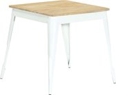 Eettafel 75x75x76 cm massief mangohout