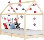 Kinderbedframe massief grenenhout 90x200 cm