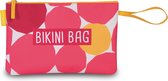 Fabrizio Clutch Bikini Bag 30 X 20 Cm Geel/roze