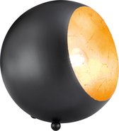 LED Tafellamp - Trion Blinky - E14 Fitting - Rond - Mat Zwart - Aluminium