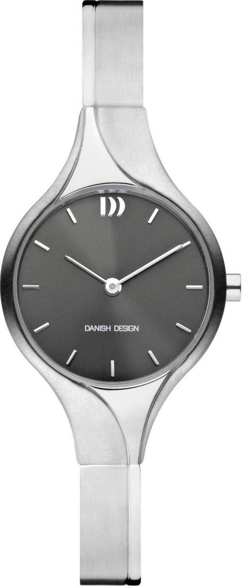 Danish Design Malva Horloge - Danish Design dames horloge - Grijs - diameter 28 mm - Titanium