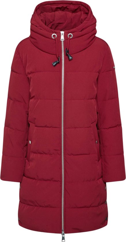 Esprit wintermantel padded coat Wijnrood-xs | bol.com