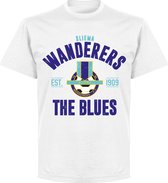 Sliema Wanderers Established T-shirt - Wit - 4XL