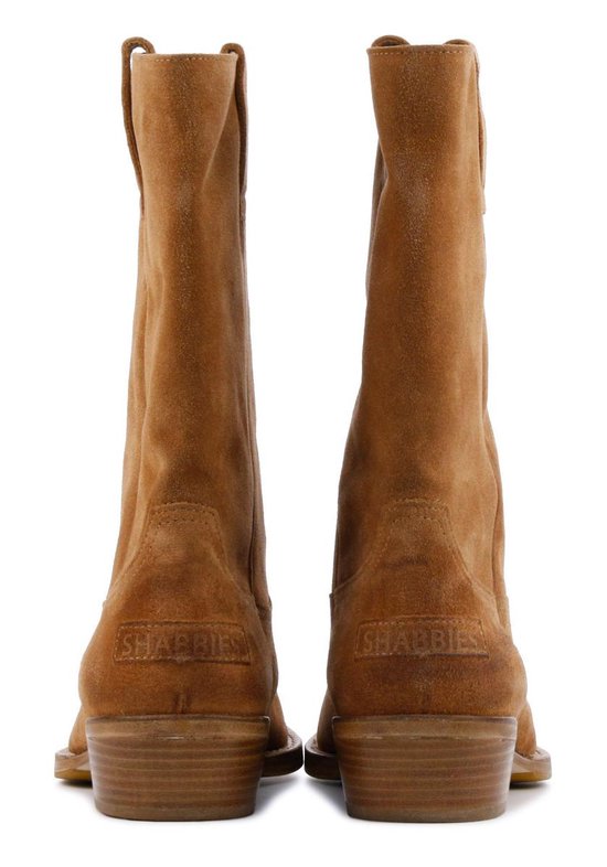 Shabbies dames laarzen Cognac Maat 41 Shabbies dames laarzen Cognac Maat 41