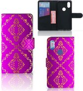 Xiaomi Mi Mix 2s Wallet Case Barok Roze