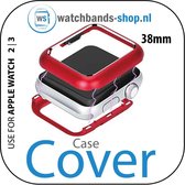38mm beschermende Magnetisch Case Cover Protector Apple watch 2 / 3 rood Watchbands-shop.nl