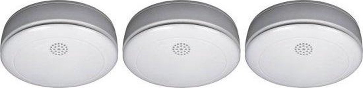 Smartwares 10.024.13 Rookmelder - 3 Rookmelders - Inclusief 10 Jaar batterij - 10 Jaar sensor - 85 dB - Q label