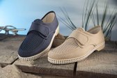 Luchtige schoenen met klittenband beige maat 43