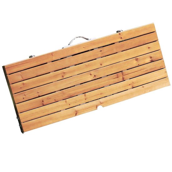 Deuba Campingtafel - Aluminium met 4 Zitplaatsen - Inklapbaar Blauw