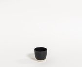 The Table atelier - espressokopje - Ø 6 - 65 cl - handgemaakt - zwart