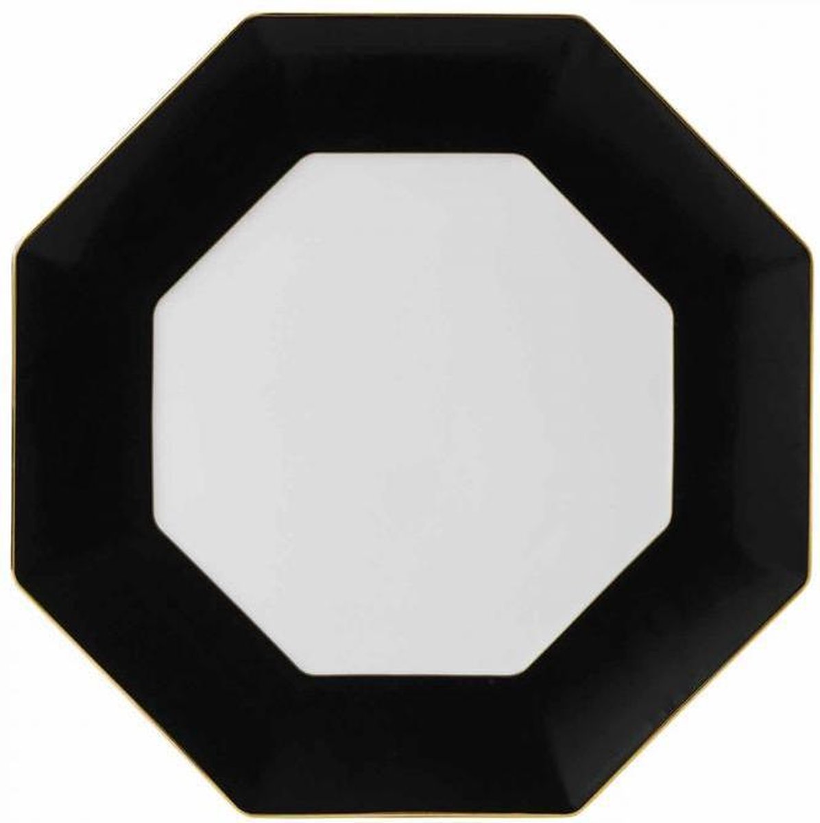 Wedgwood Ontbijtbord Arris Zwart ø 23 cm