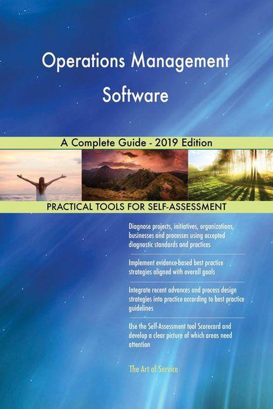 Operations Management Software A Complete Guide - 2019 Edition (ebook ...