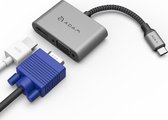 CASA Hub VH1 USB-C naar VGA / HDMI-adapter