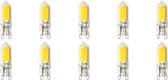 LED Lamp 10 Pack - Aigi - G9 Fitting - 2W - Warm Wit 3000K | Vervangt 20W - BSE