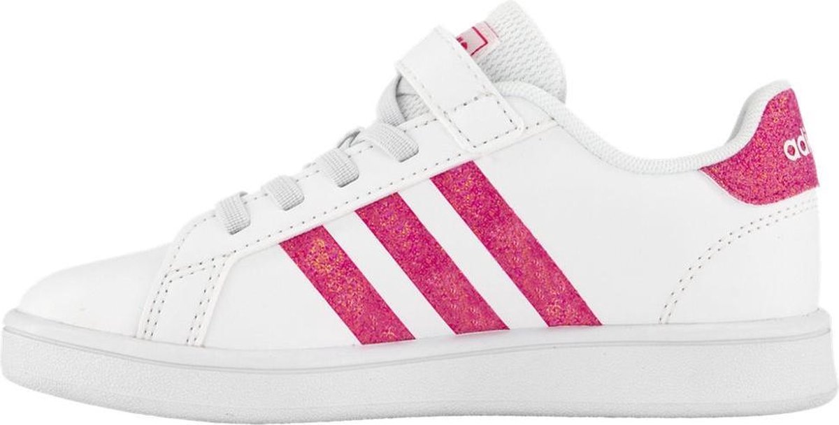 adidas Kinderen Witte Grand Court klittenband - Maat 32 | bol.com