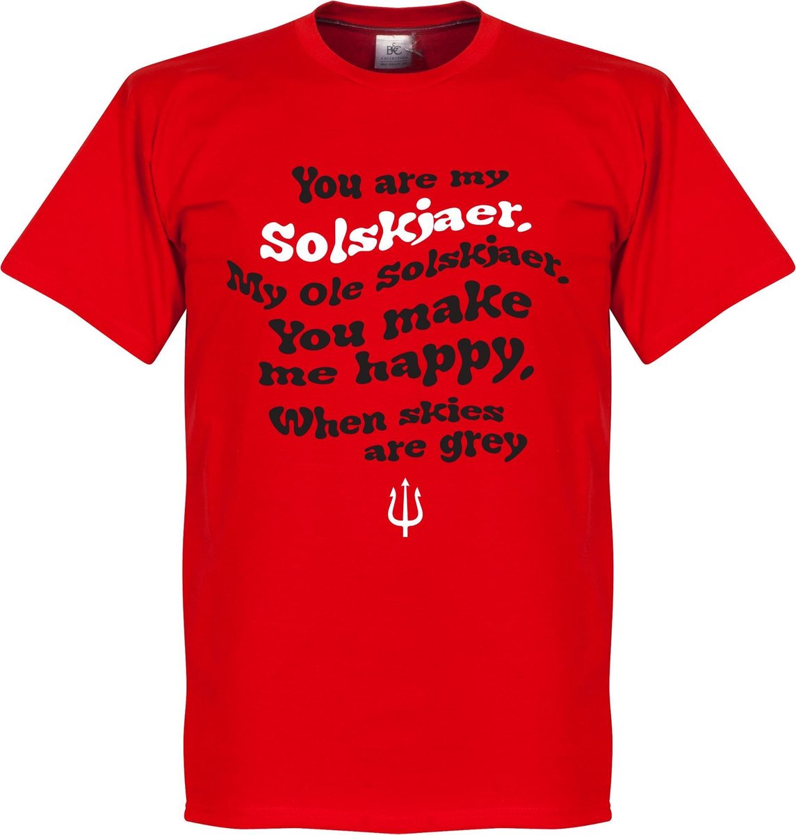 Ole Solskjaer Song T-Shirt - Rood - XS