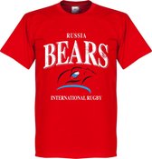 Rusland Rugby T-Shirt - Rood - XXL