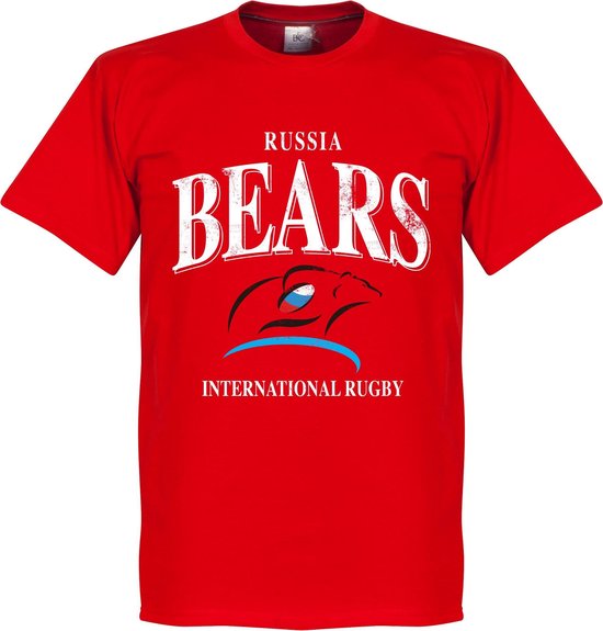 Rusland Rugby T-Shirt - Rood