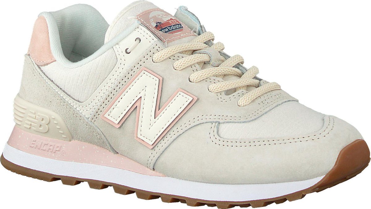 New Balance Dames Lage sneakers Wl574 - Beige - Maat 39 | bol.com