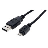 Gembird USB 2.0/microUSB 2.0, 0.3m câble USB 0,3 m USB A Micro-USB B Noir