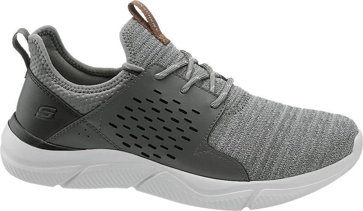 Skechers Heren Grijze lightweight sneaker Maat 45 bol