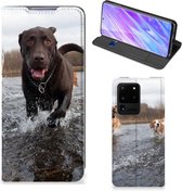 Geschikt voor Samsung Galaxy S20 Ultra Hoesje maken Honden Labrador
