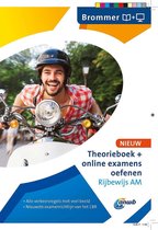 Theorieboek+online examens oefenen Rijbewijs AM - Brommer
