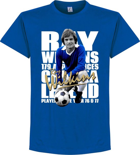Ray Wilkins Legend T-Shirt - Blauw - XL