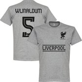Liverpool Wijnaldum 5 Team T-Shirt - Grijs - L