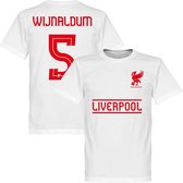 Liverpool Wijnaldum 5 Team T-Shirt - Wit - XS