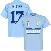 Lazio Roma Klose 17 Team T-Shirt - Licht Blauw - S