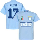 Lazio Roma Klose 17 Team T-Shirt - Licht Blauw - M