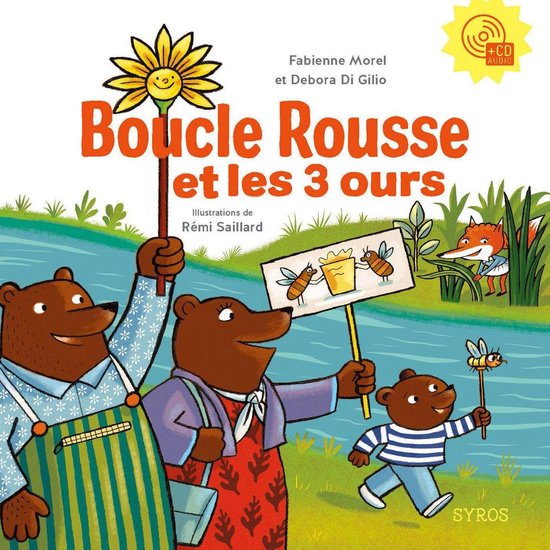 Boucle Rousse et les 3 ours (L+CD) - cover