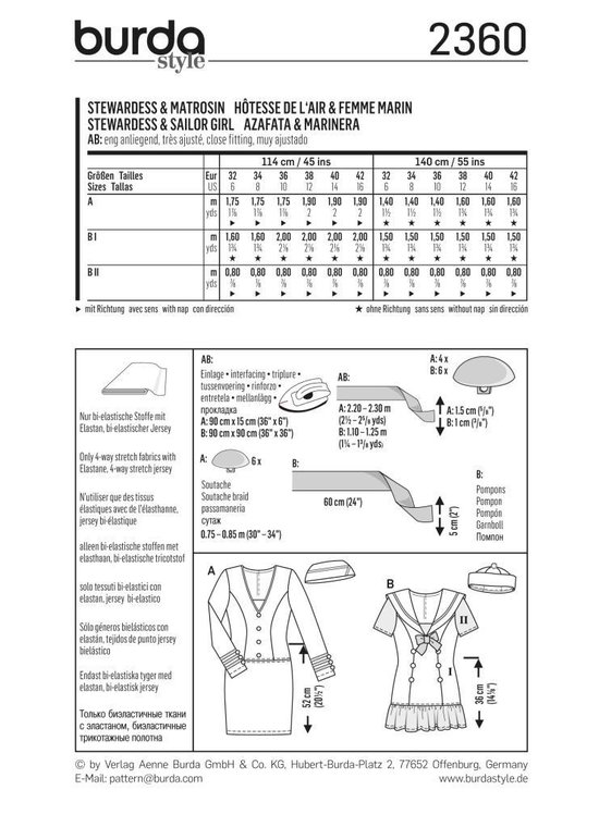 5889 Burda Naaipatroon | Jurk in variatie | Jurken - burda style