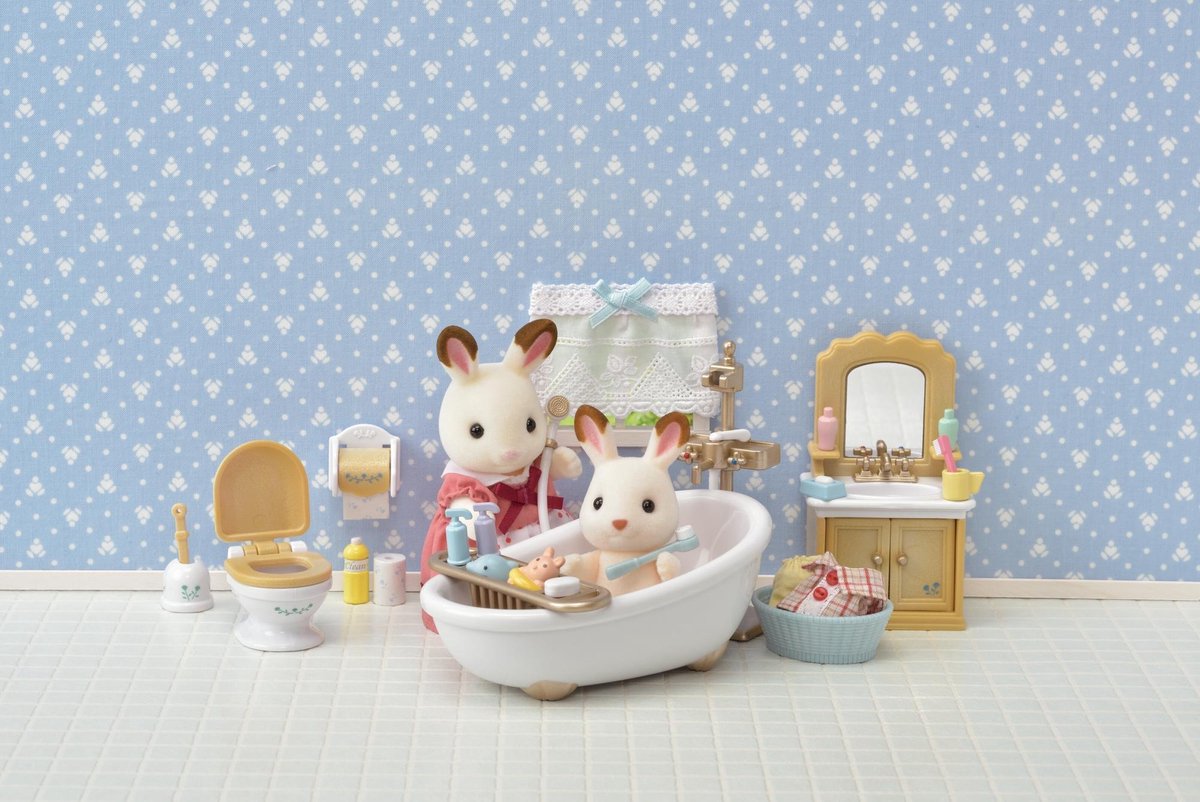 Sylvanian Families 5286 badkamerset-poppenhuisinrichting — afbeelding 4