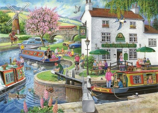 No.6 - By the Canal Puzzel 1000 Stukjes Find the Differences