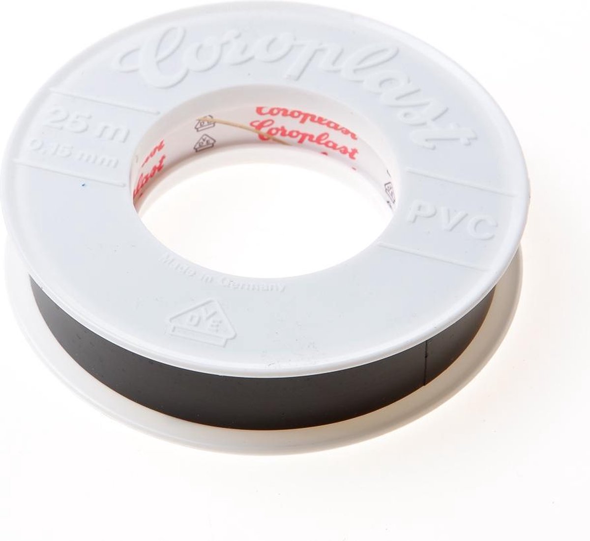 Coroplast 302 tape zwart 30mm x 25 meter