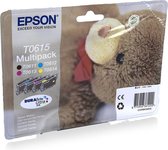 Epson T0615 - Inktcartridge / Geel / Magenta / Cyaan / Zwart