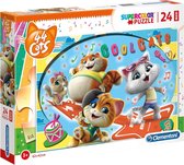 Clementoni Legpuzzel Maxi 44 Cool Cats 24 Stukjes