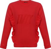 Little miss juliette rode meisjes stretch sweater - Maat 134/140