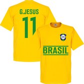 Brazilië G. Jesus Team T-Shirt - XS