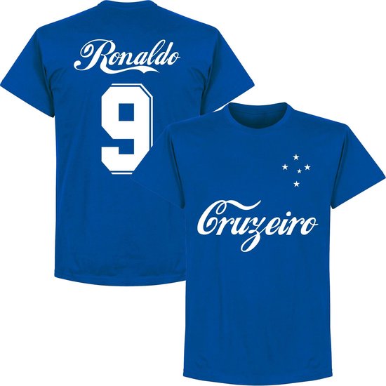 Cruzeiro Ronaldo 9 Team T-Shirt - Blauw - 3XL