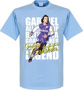 Batistuta Legend T-Shirt - Lichtblauw - XXL