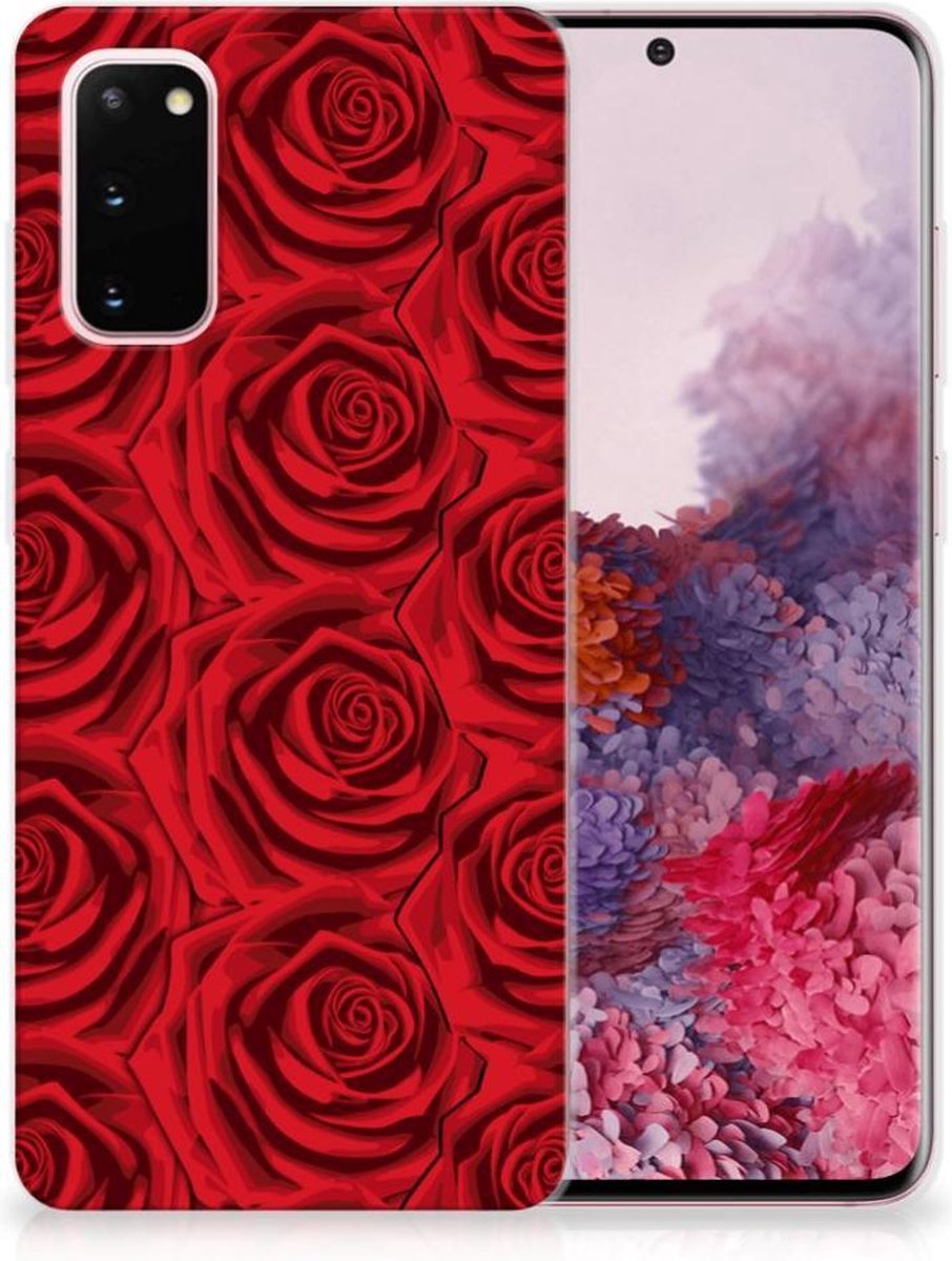 Samsung Galaxy S20 TPU Case Red Roses