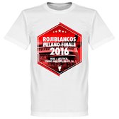 Rojiblancos Milano 2016 Atletico Madrid T-Shirt - 5XL