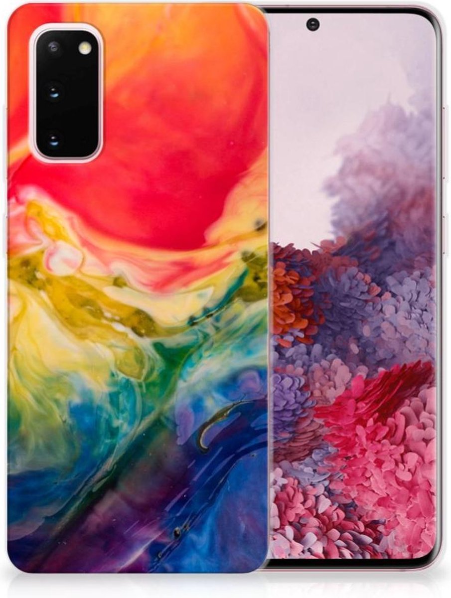Hoesje maken Samsung Galaxy S20 Watercolor Dark