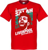 Salah Liverpool Portrait T-Shirt - L