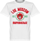 Lokomotive Moskou Established T-Shirt - Wit – L