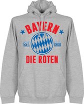 Bayern Munchen Established Hooded Sweater - Grijs - XL